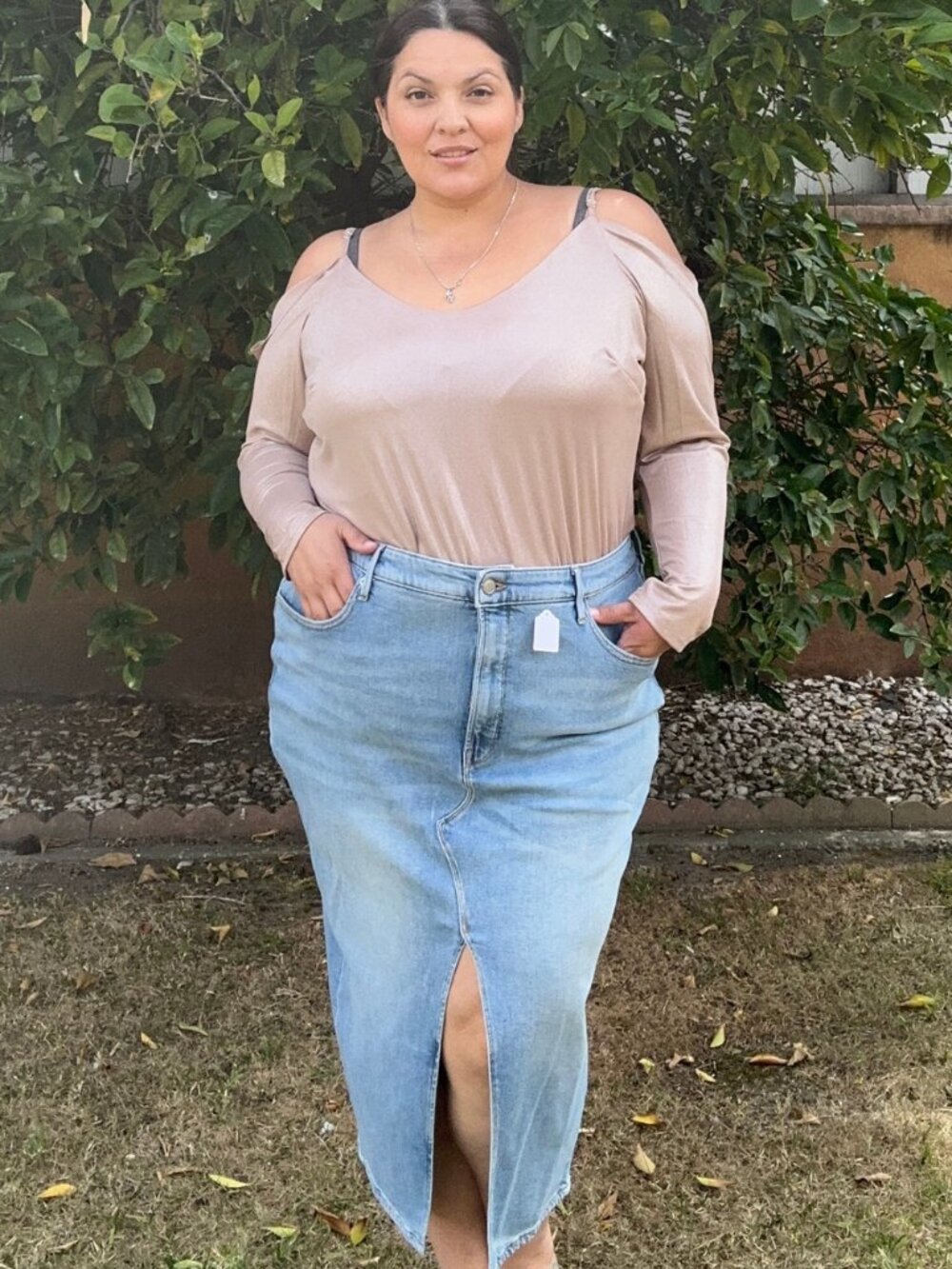 Good American Denim Skirt Size 20 - Picture 3 of 3